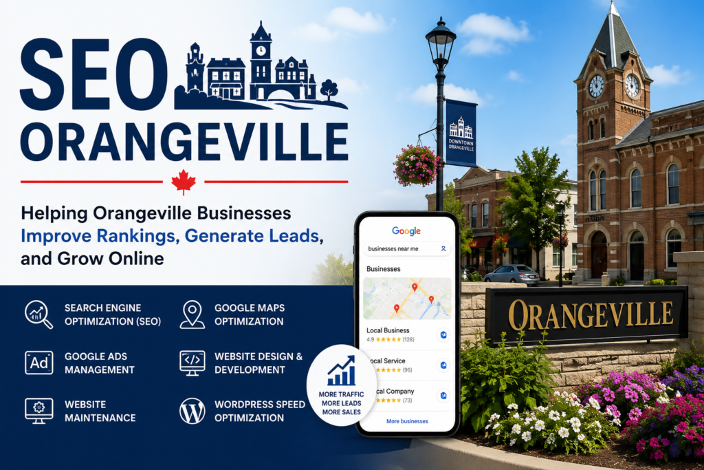 SEO Orangeville helping local businesses improve Google rankings and generate more leads