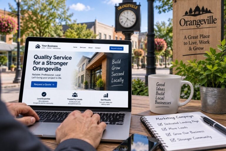 Landing pages for Orangeville businesses